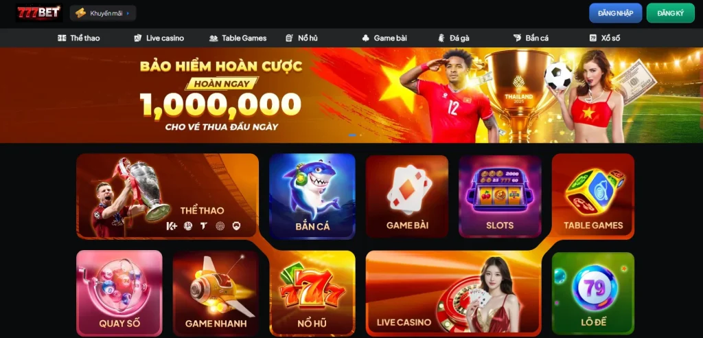 777bet chất lượng – Nhà cái uy tín hàng đầu về thể thao, casino, nổ hũ
